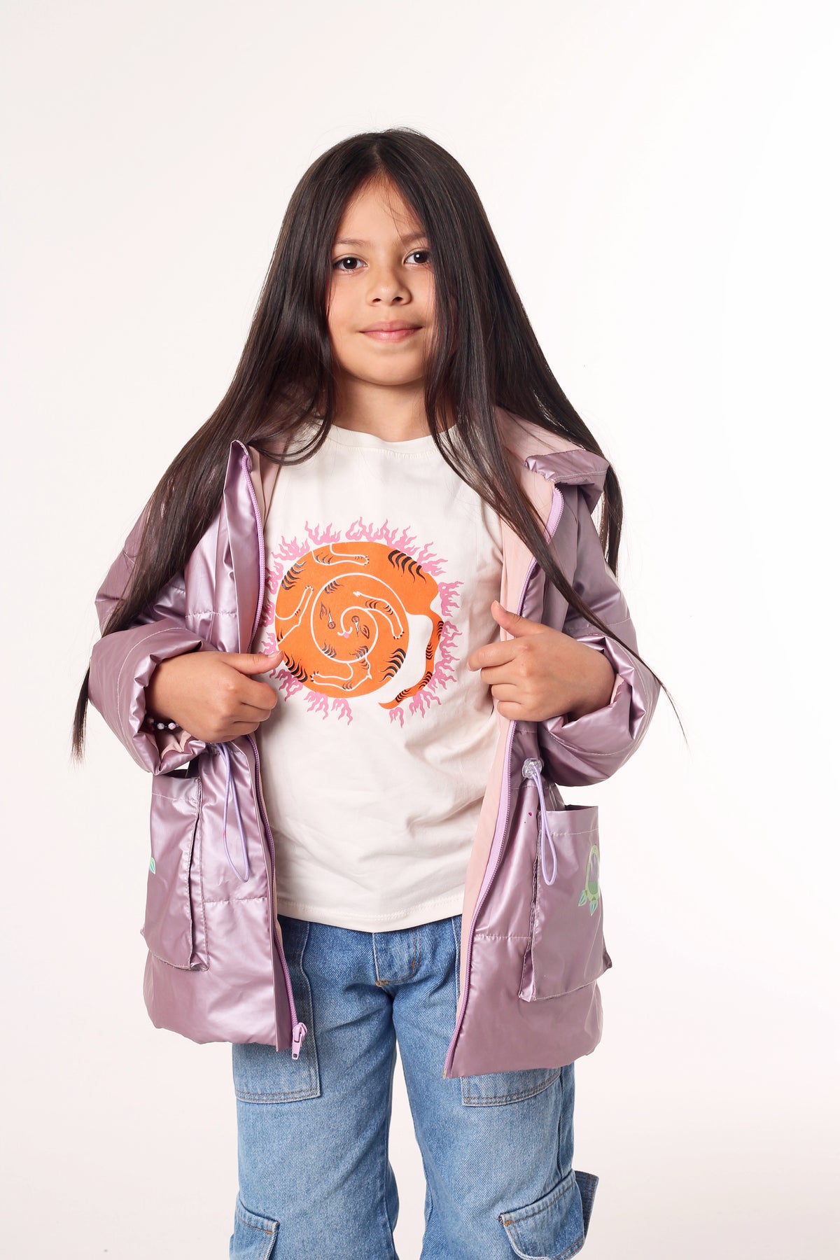 Chaqueta Arpa Morada
